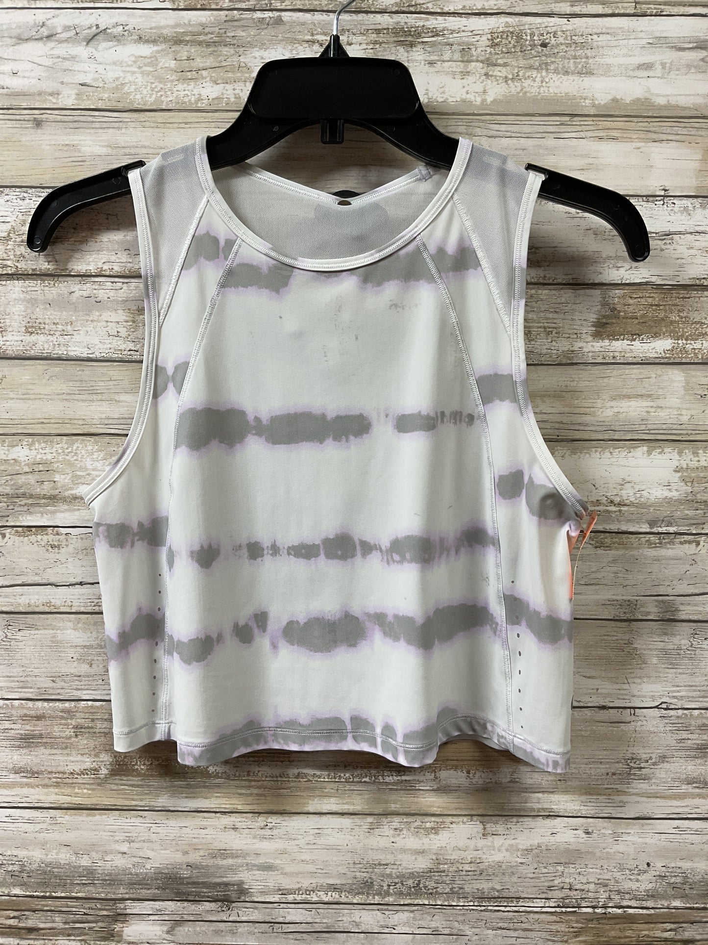 Athletic Tank Top By Lululemon In Grey & Purple