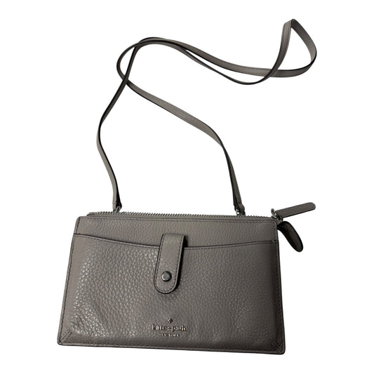 Crossbody Designer By Kate Spade In Grey, Size:Medium