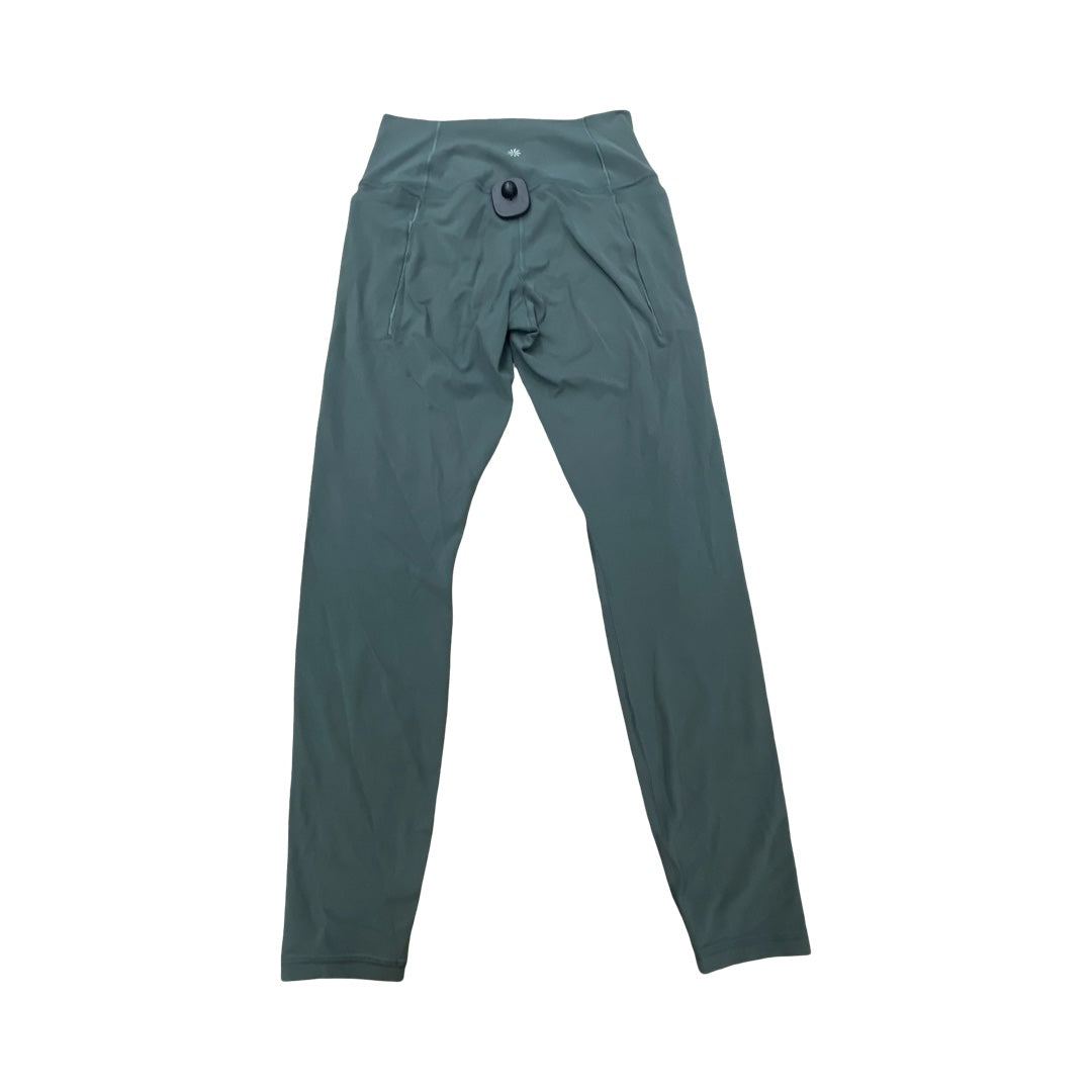Athletic Leggings By Athleta In Green, Size:M