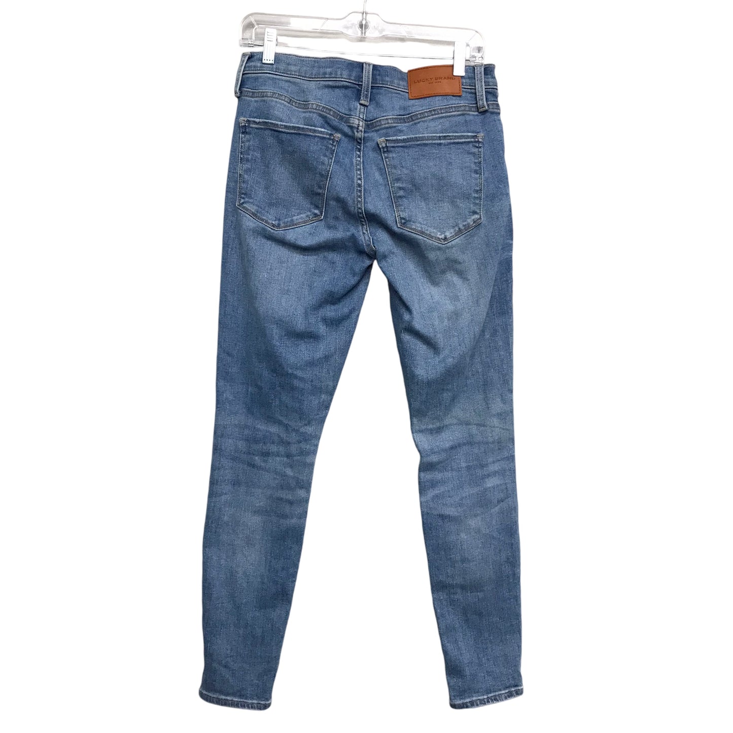 Jeans Skinny By Lucky Brand In Blue Denim, Size:6