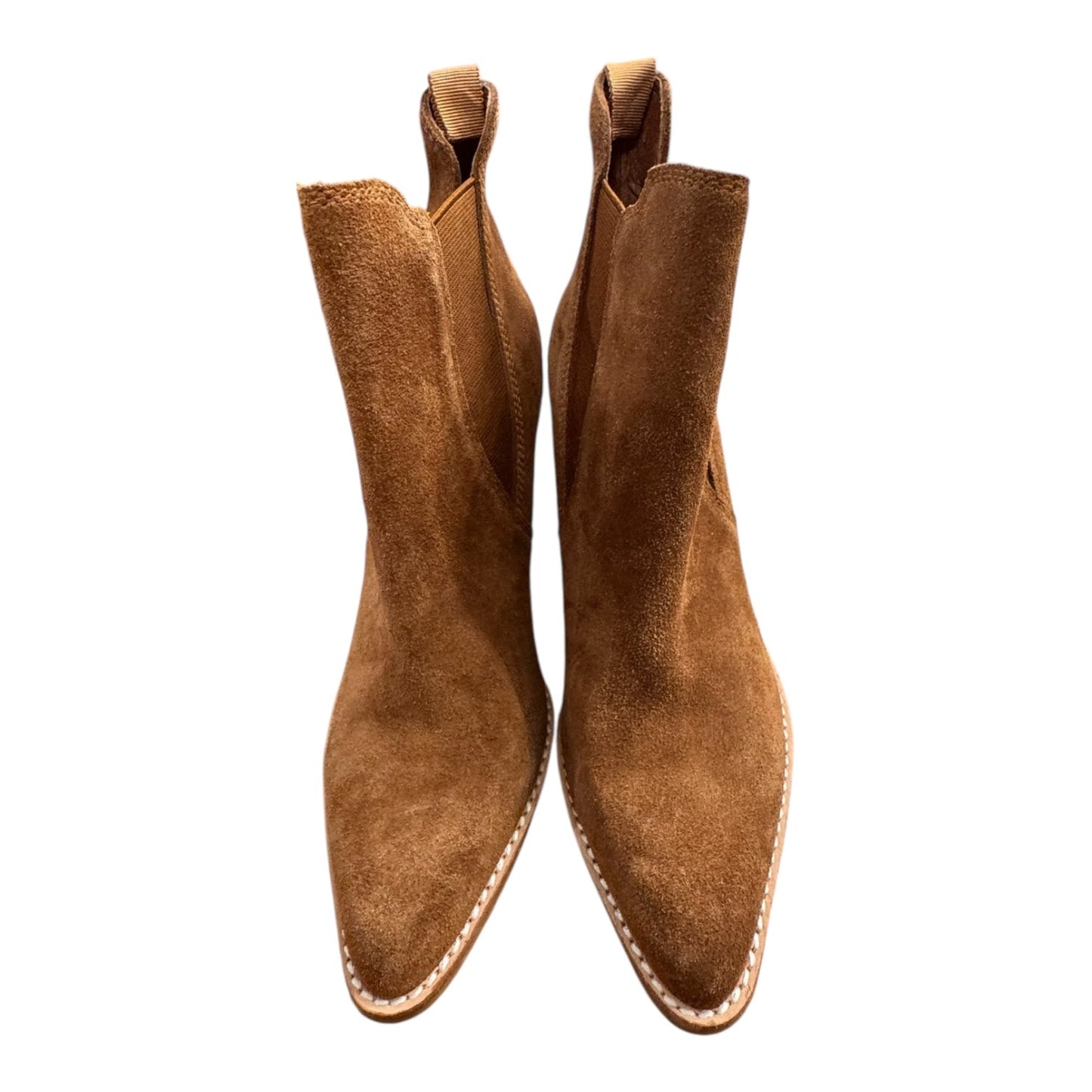 Boots Ankle Heels By Jeffery Campbell In Brown, Size:7.5