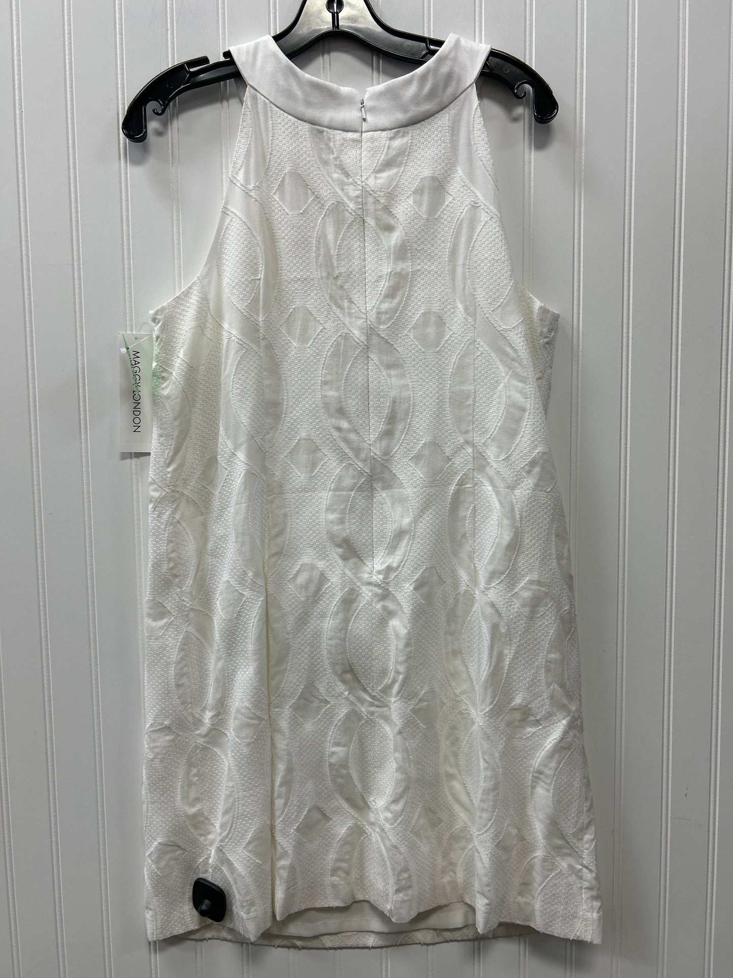 Dress Casual Short By Maggy London In White, Size:12