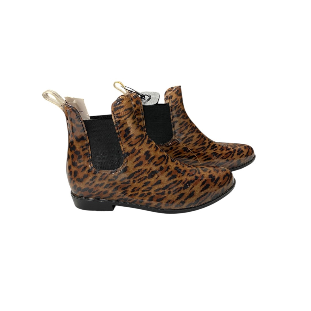 Boots Rain By A New Day In Animal Print, Size:12