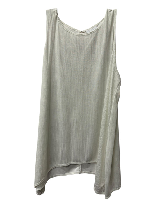 Top Sleeveless By New York And Co In White, Size:Xl