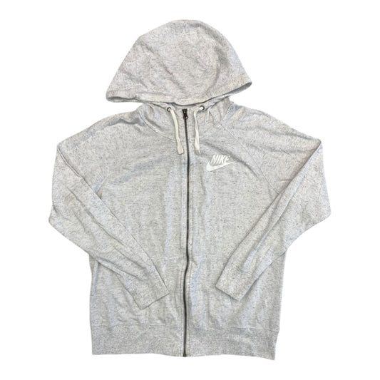 Athletic Jacket By Nike In Grey, Size:Xl