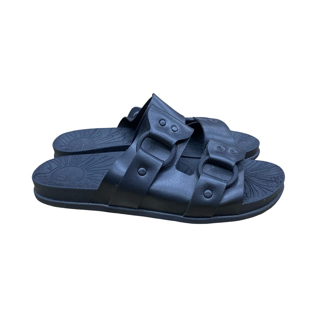 Sandals Flats By Reef In Black, Size:10