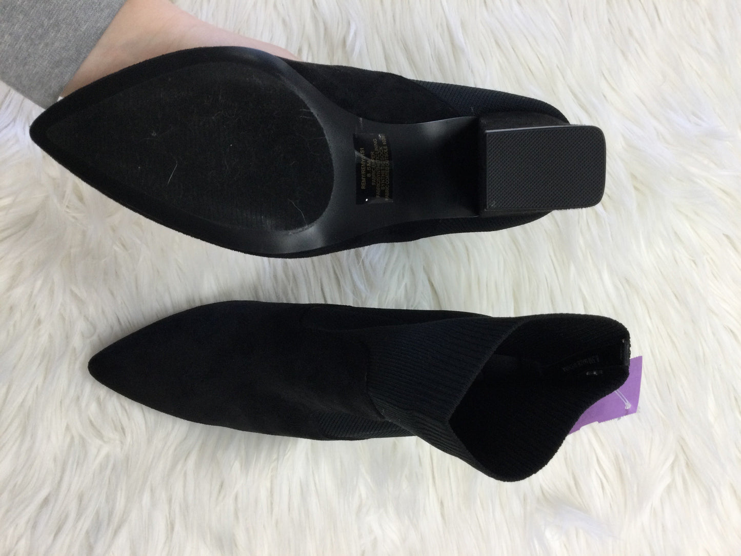 Boots Ankle Heels By Steve Madden In Black, Size:8.5