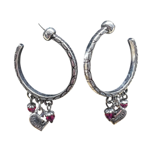 Earrings Hoop By Brighton In Silver