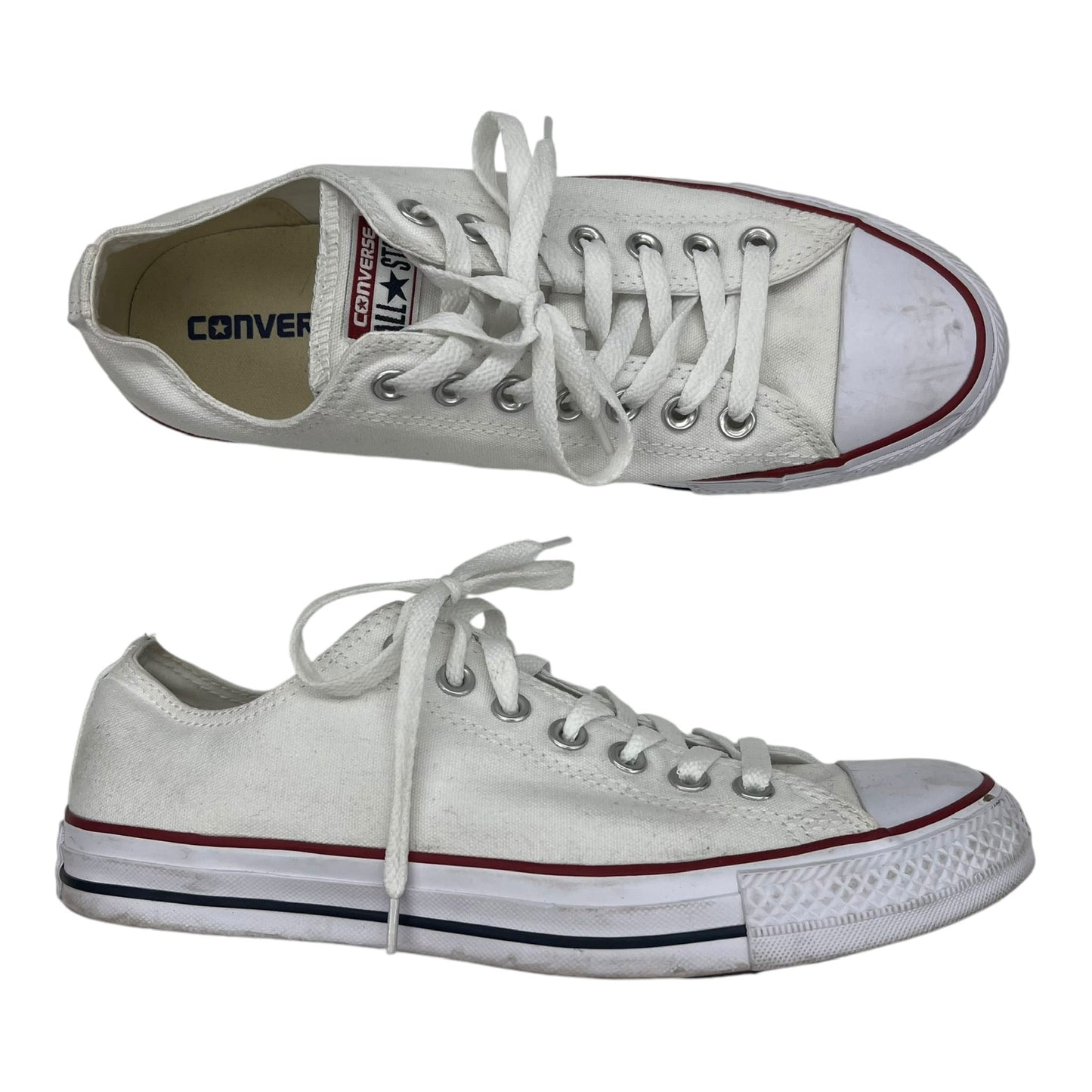 Shoes Sneakers By Converse In White, Size:10.5