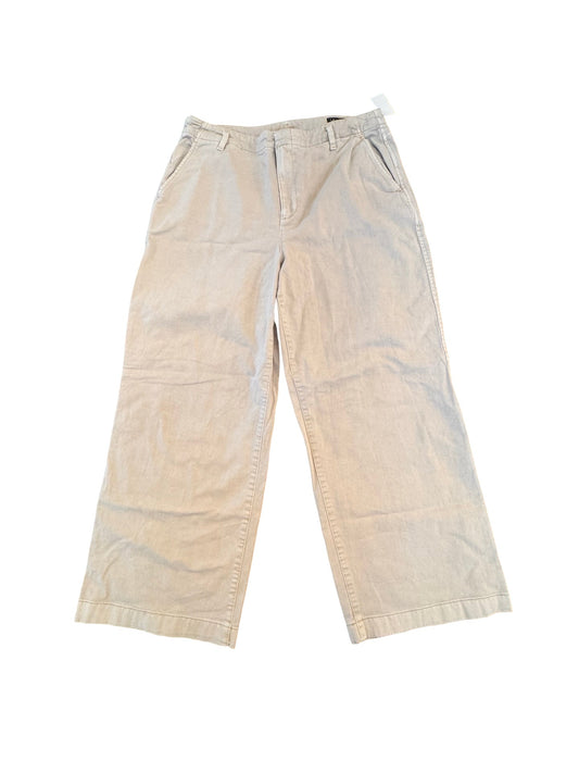 Pants Cropped By Gap In Tan, Size:14