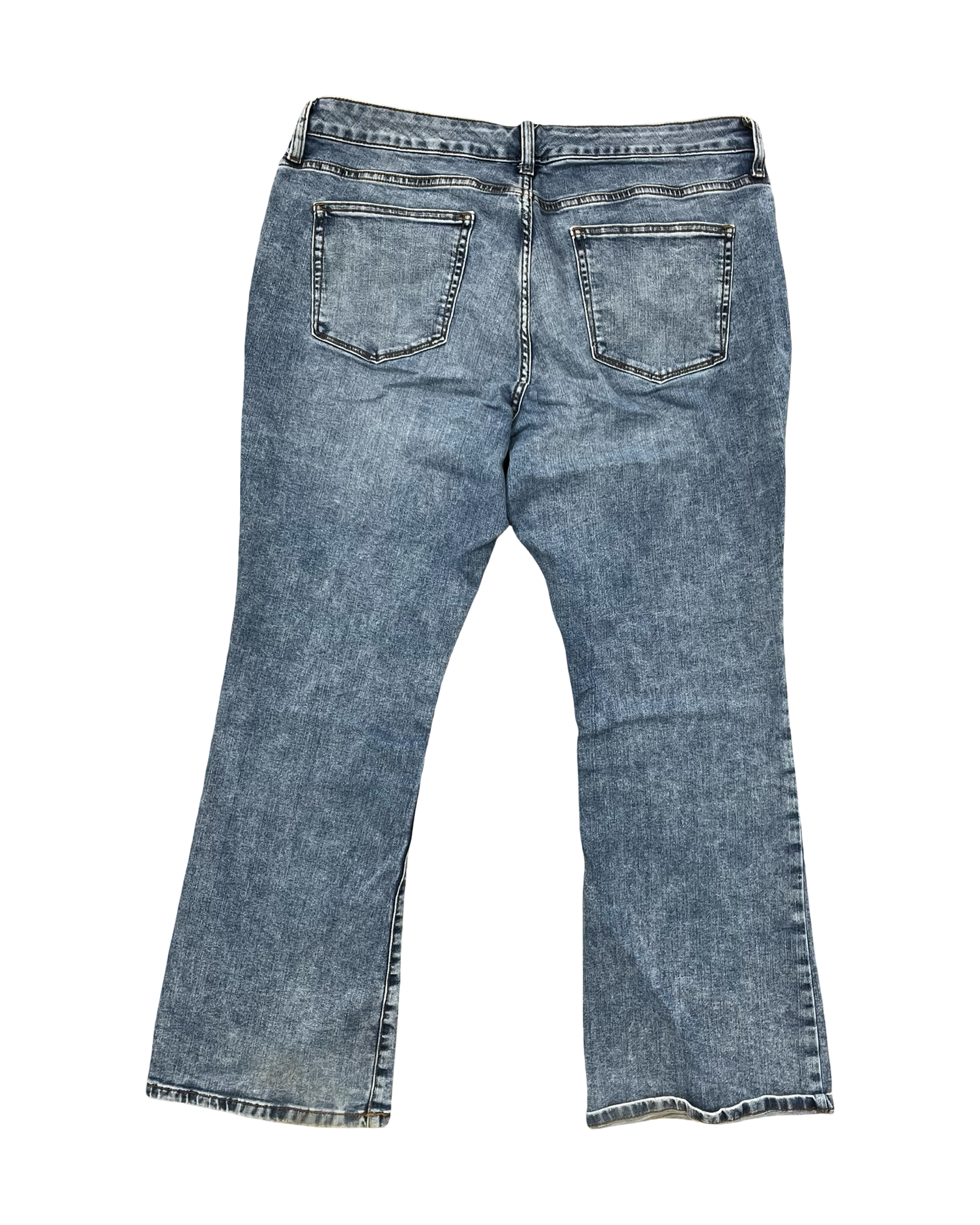 Jeans Boot Cut By St Johns Bay In Blue Denim, Size:16