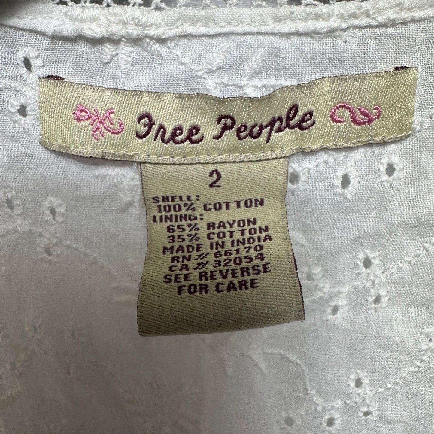 Dress Casual Short By Free People In White, Size: 2