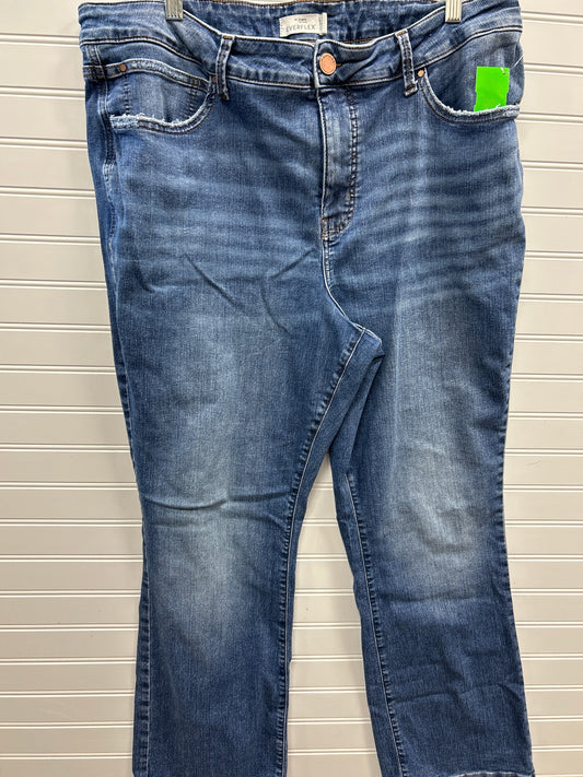 Jeans Straight By Maurices In Blue Denim, Size:22