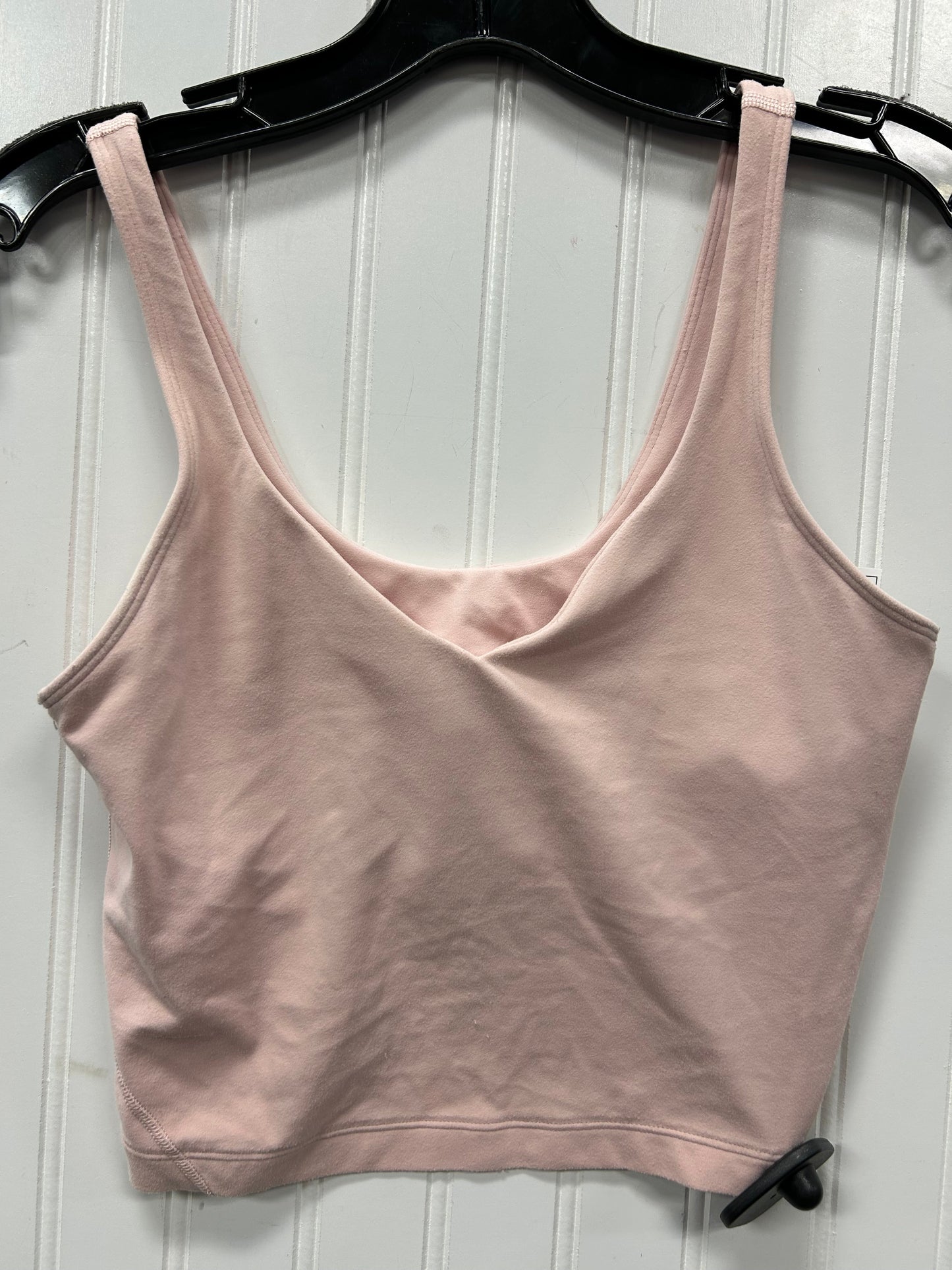 Athletic Tank Top By Lululemon In Pink, Size:6