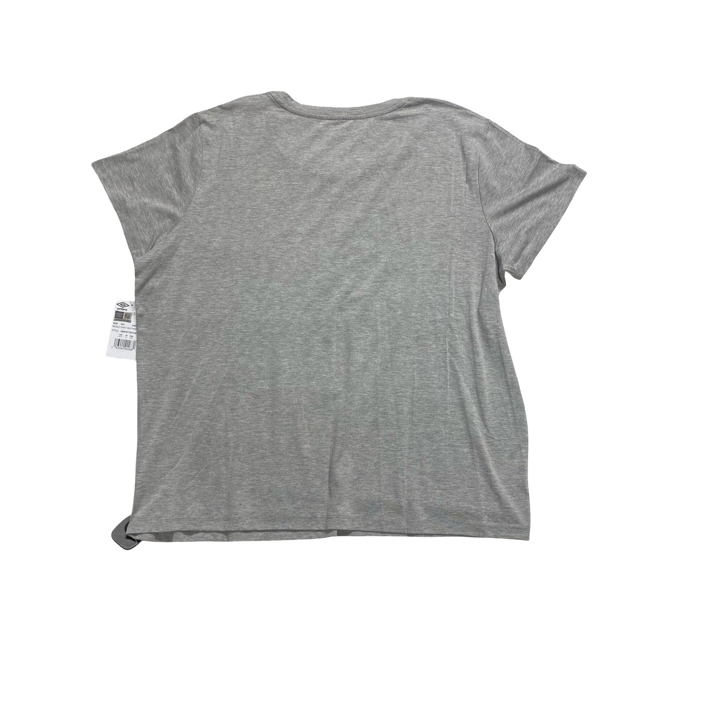 Athletic Top Ss By Umbro In Grey, Size:Xxl