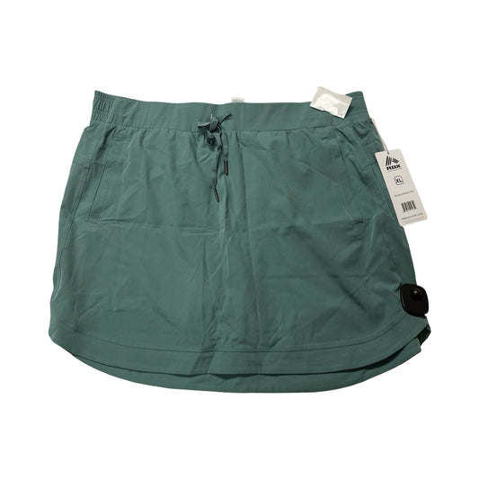Athletic Skort By Rbx In Green, Size:Xl