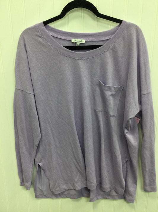 Top Ls By White Birch In Purple, Size:L