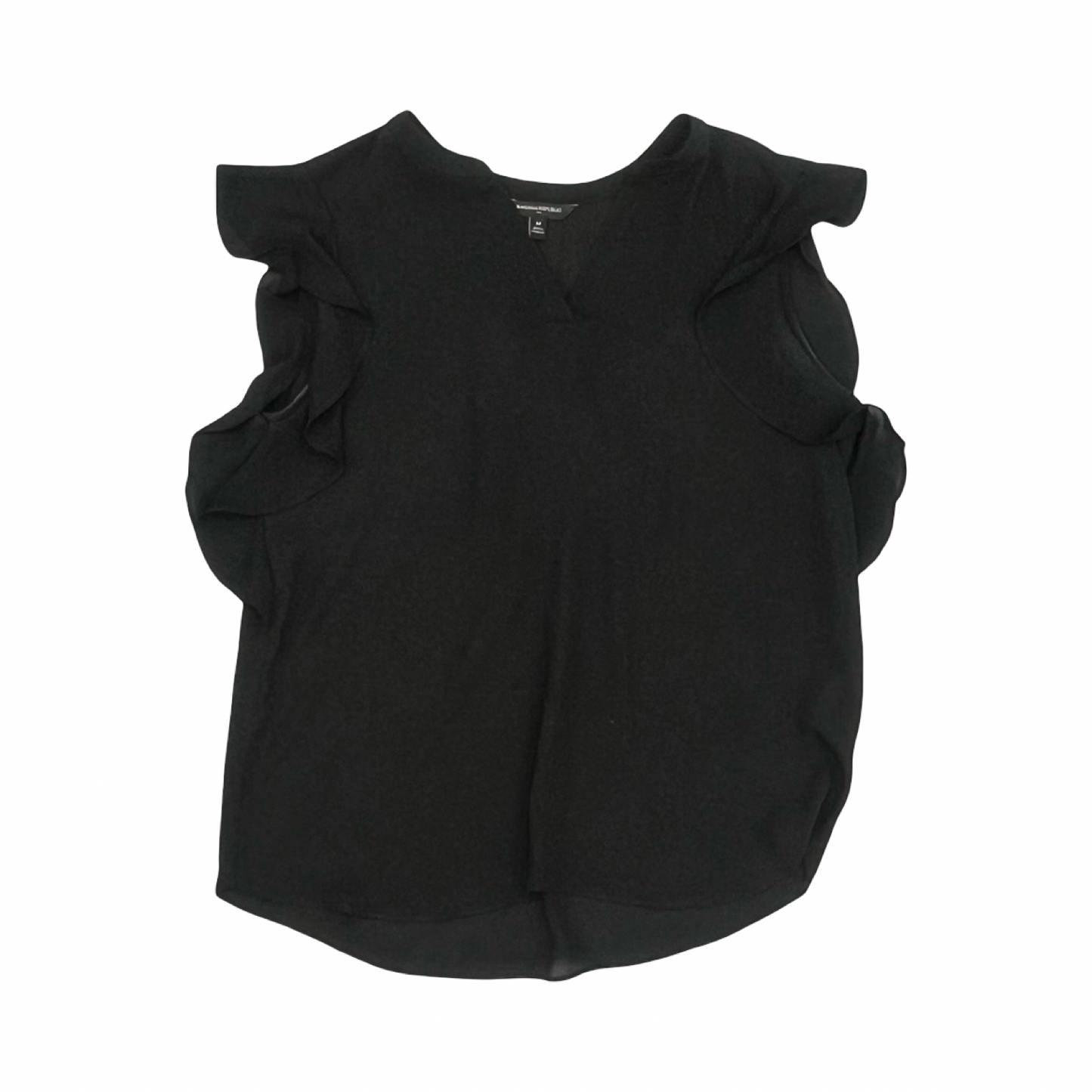 Blouse Ss By Banana Republic In Black, Size:M