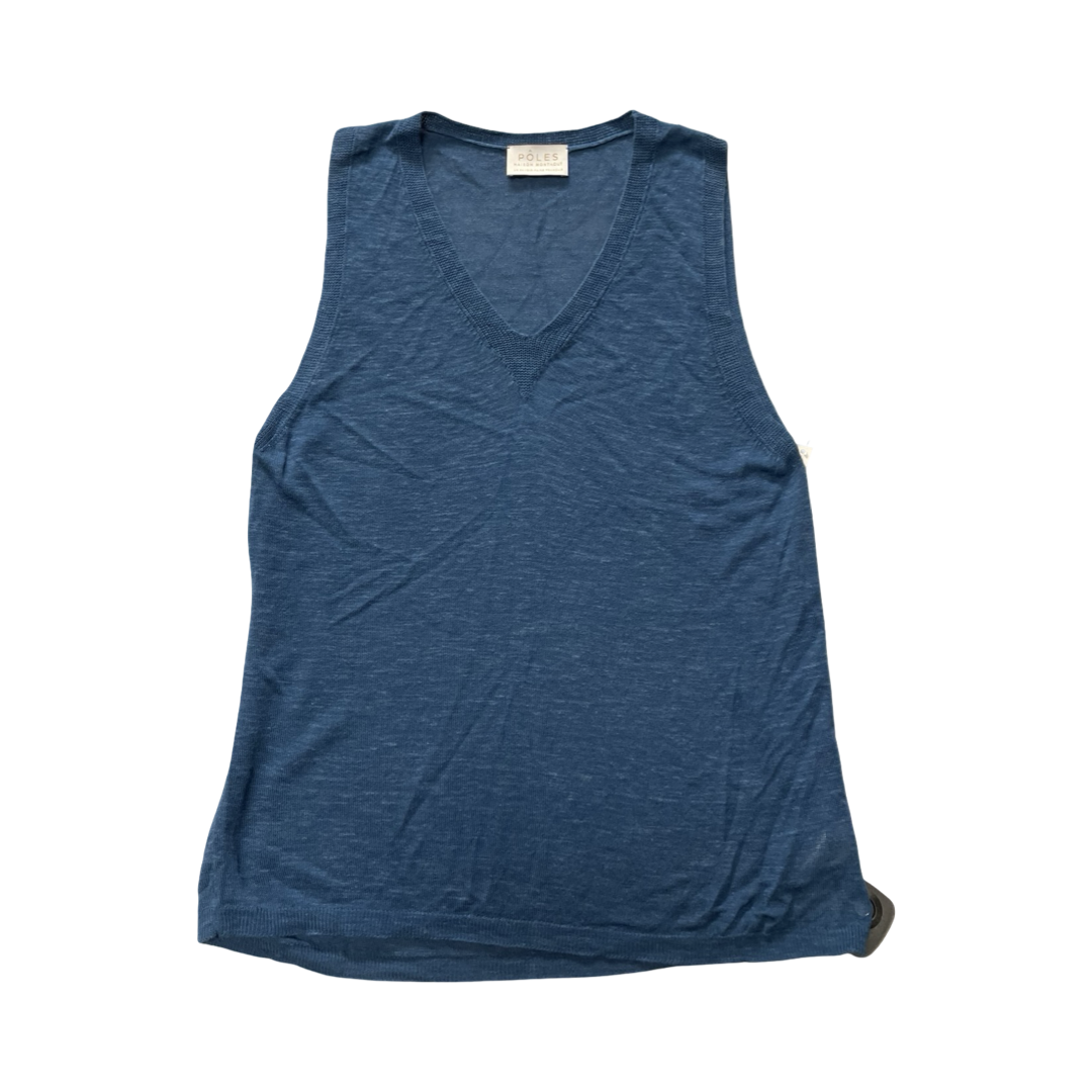 Top Sleeveless By Cmb In Blue, Size:L