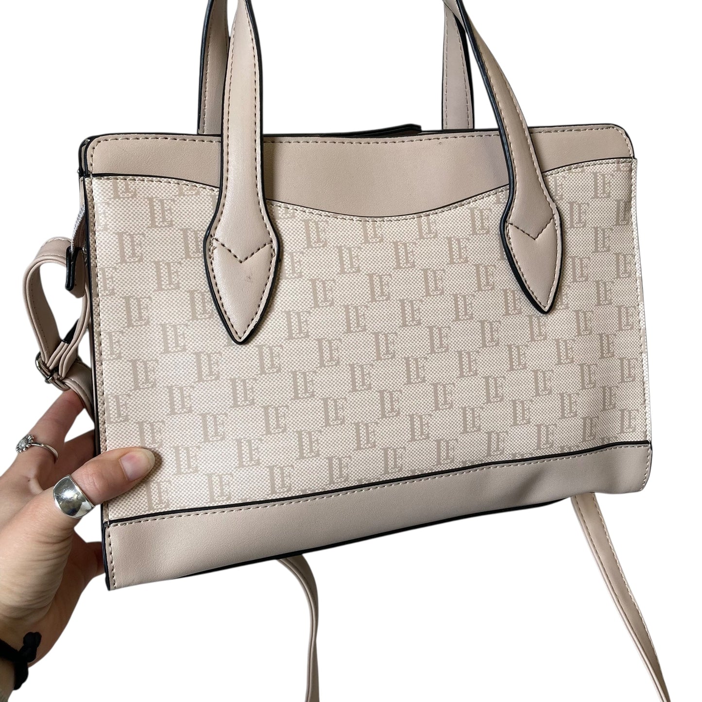 Handbag By London Fog In Tan, Size:Medium