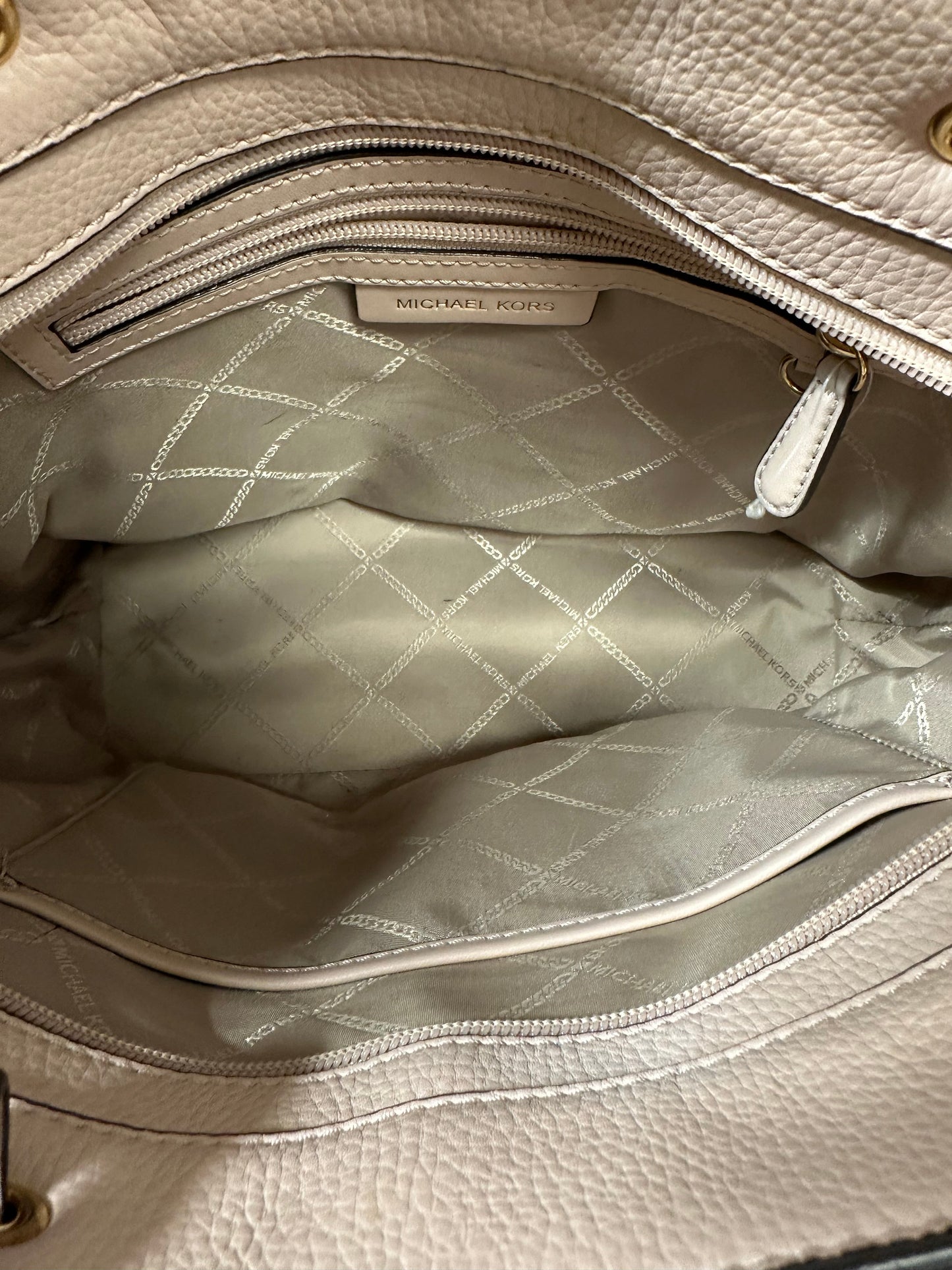 Handbag Designer By Michael Kors In Pink, Size:Large