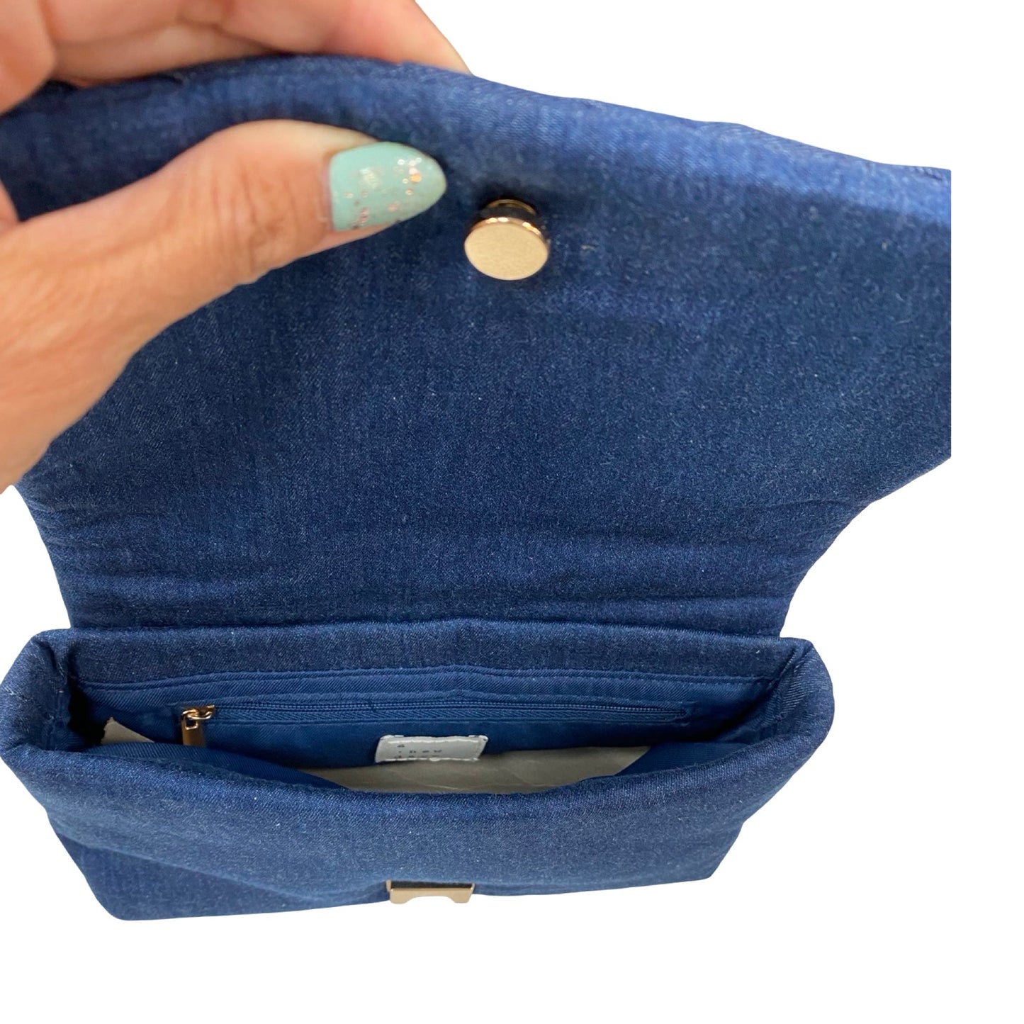 Handbag By A New Day In Blue Denim, Size:Small