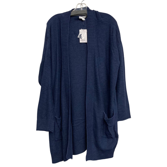 Cardigan By Sonoma In Navy, Size:1X