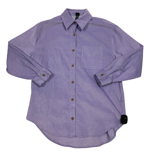 Top Long Sleeve By Wild Fable In Purple, Size: Xs