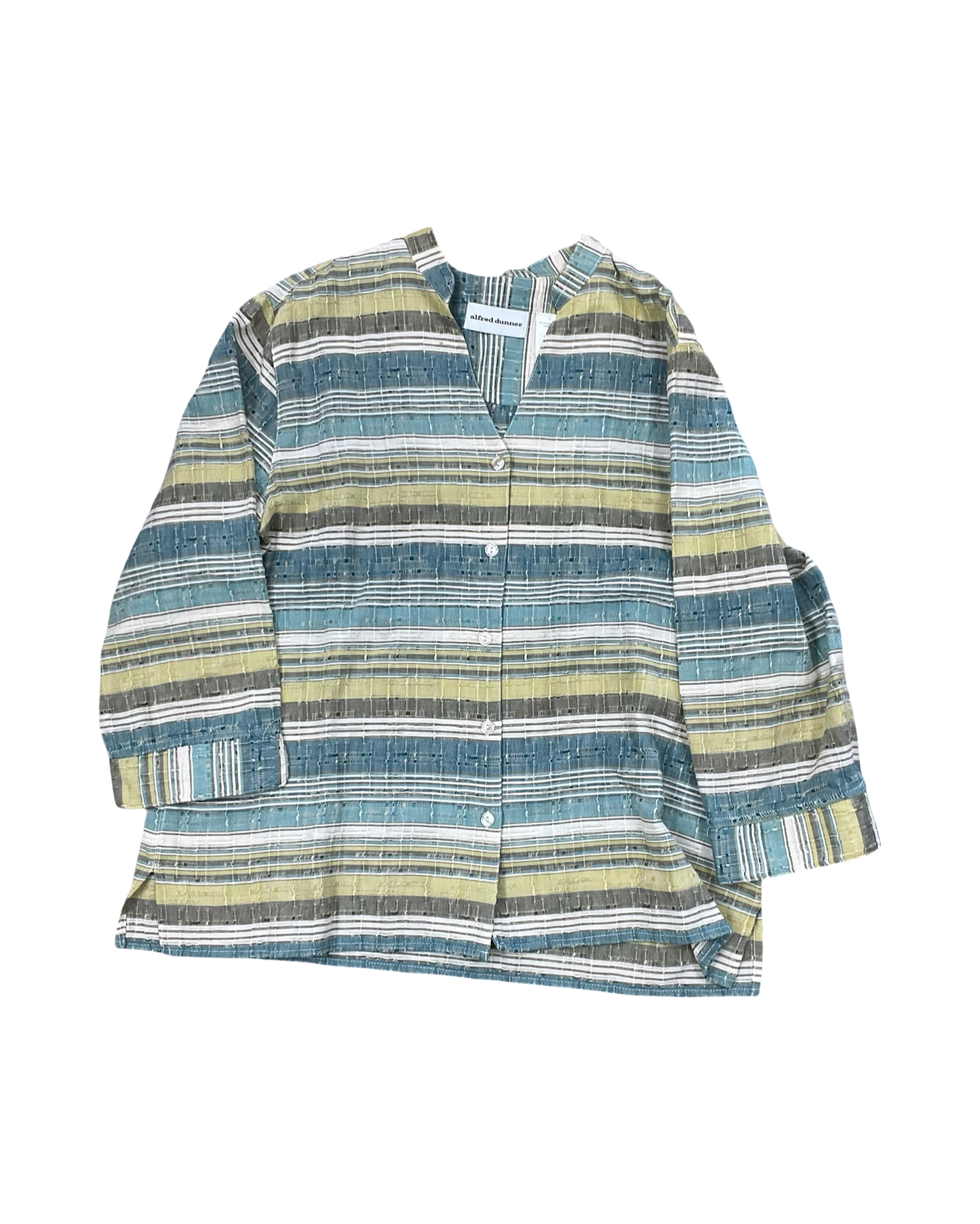 Top Ss By Alfred Dunner In Blue & White, Size:M