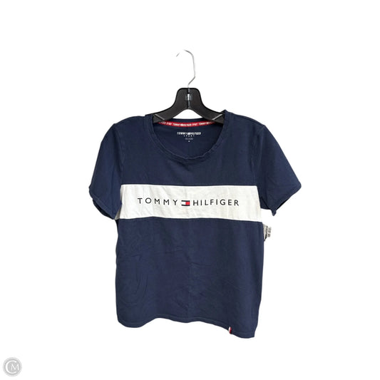 Top Short Sleeve Basic By Tommy Hilfiger In Navy, Size: M