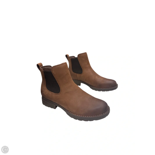 Boots Ankle Flats By Born In Brown, Size: 8.5