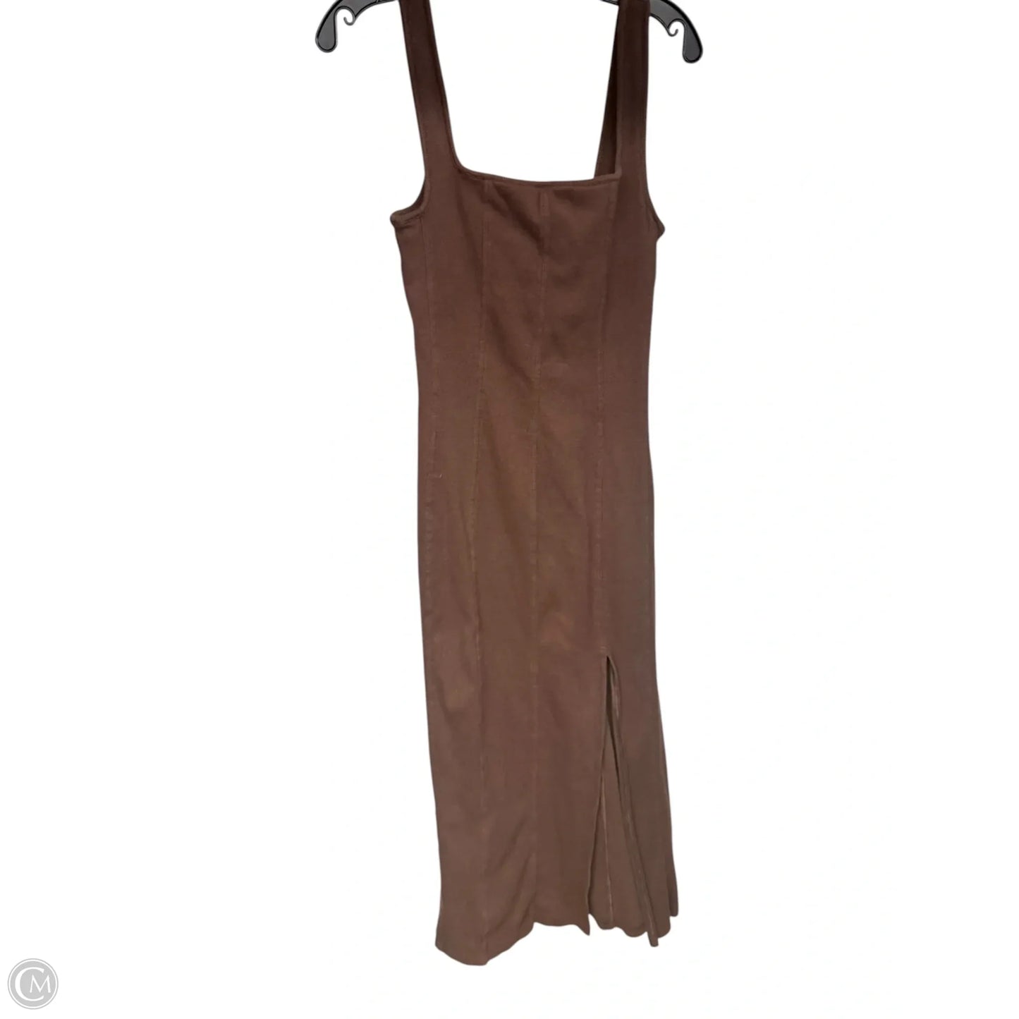 Dress Casual Maxi By Clothes Mentor In Brown, Size: L