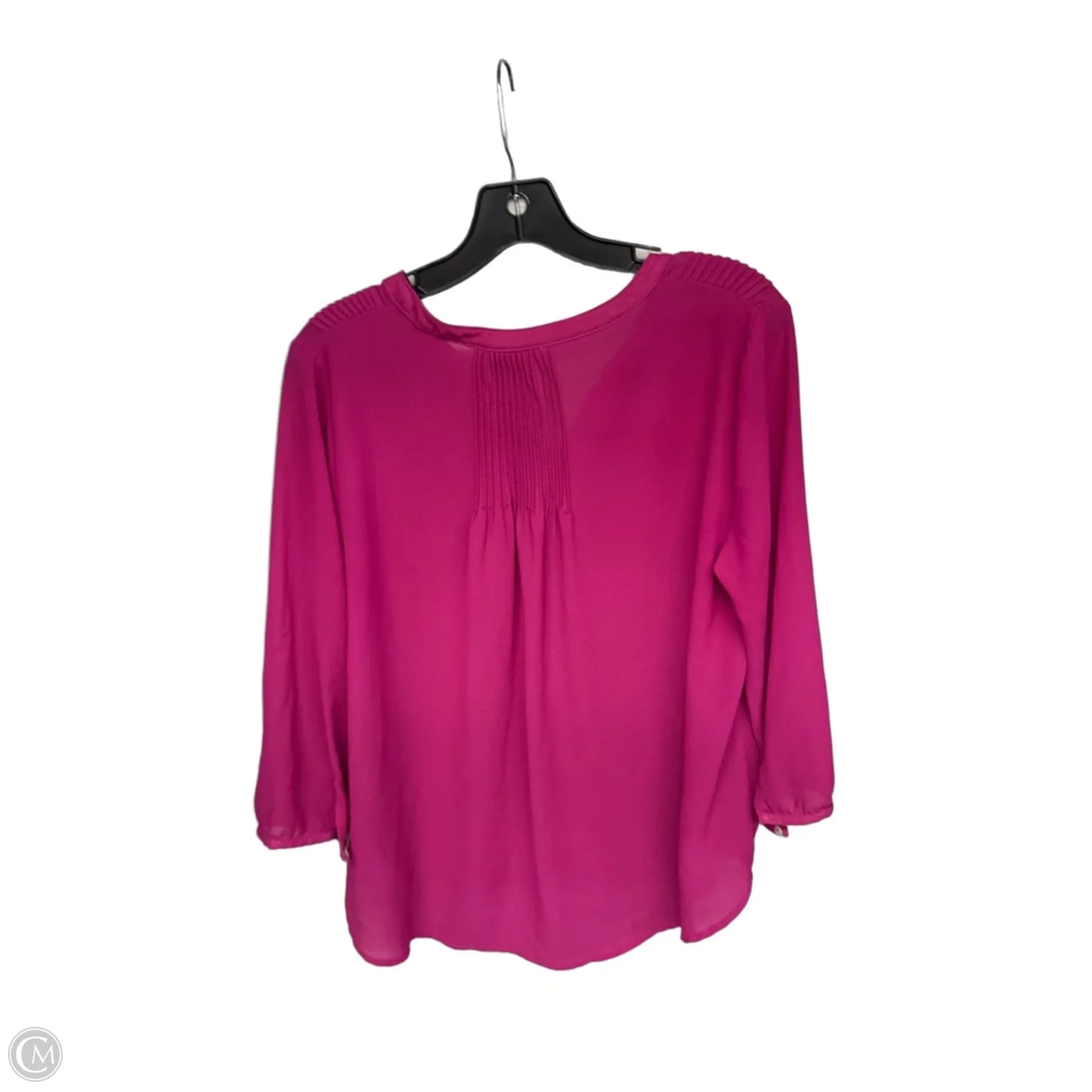 Top Long Sleeve By Clothes Mentor In Pink, Size: L