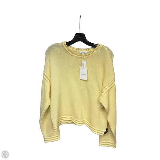 Sweater By Z Supply In Yellow, Size: L
