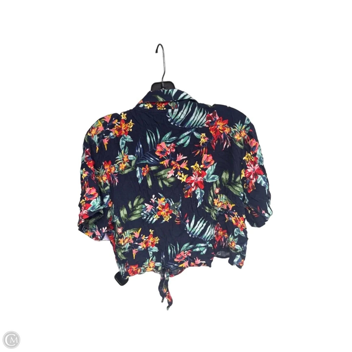 Top Short Sleeve By Altard State In Floral Print, Size: L