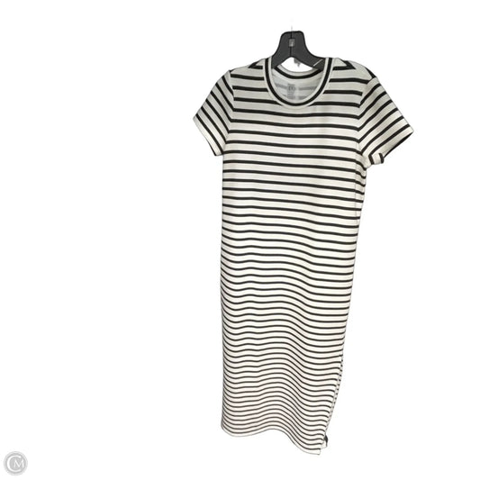 Dress Casual Maxi By Spanx In Black & White, Size: M