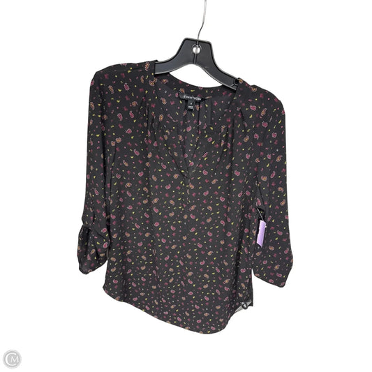 Top 3/4 Sleeve By 41 Hawthorn In Black & Red, Size: M