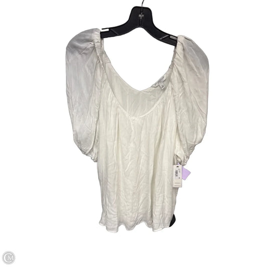 Top Short Sleeve By Liverpool In White, Size: Xl
