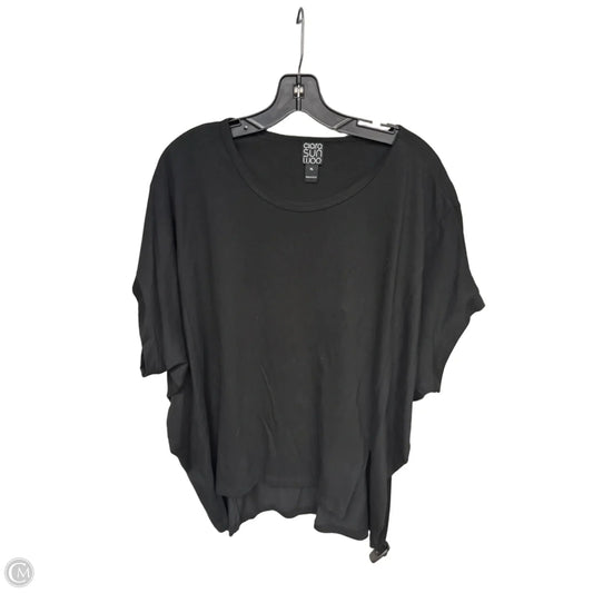 Top Short Sleeve By Clara Sun Woo In Black, Size: Xl