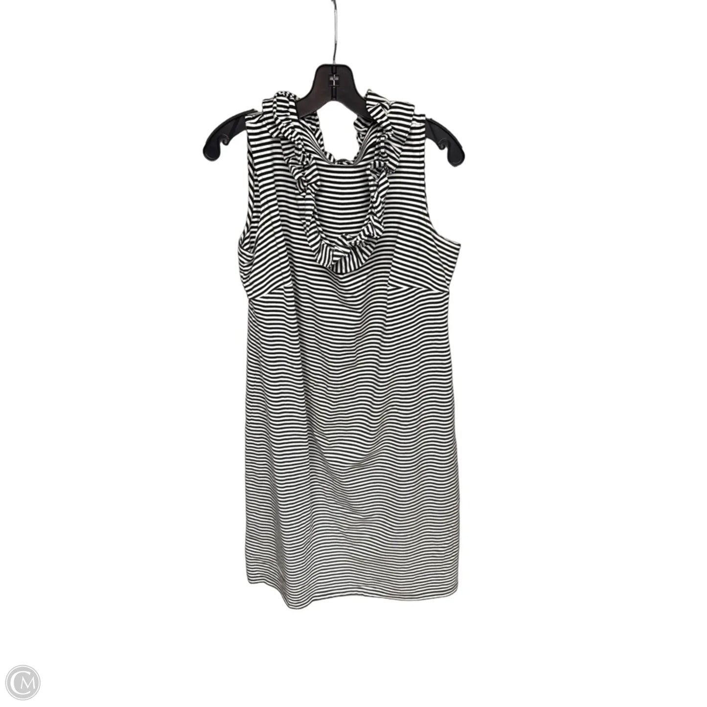Dress Casual Midi By Talbots In Striped Pattern, Size: 1x