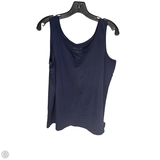 Tank Top By Talbots In Navy, Size: 1x
