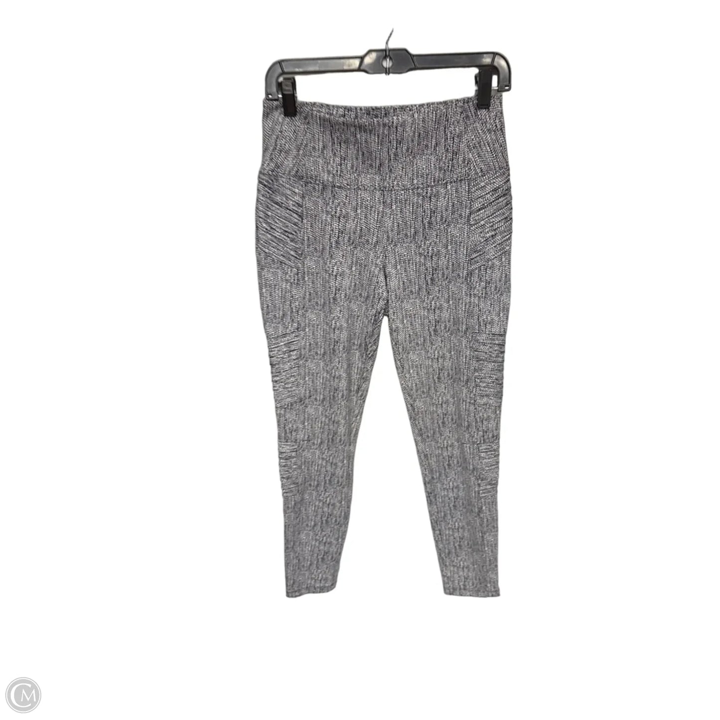 Athletic Leggings By Athleta In Black & White, Size: M