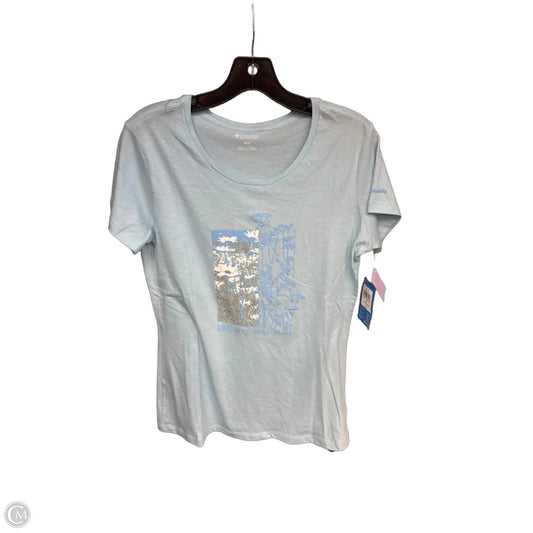 Top Short Sleeve By Columbia In Blue, Size: M