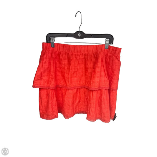 Skirt Mini & Short By So In Coral, Size: Xl