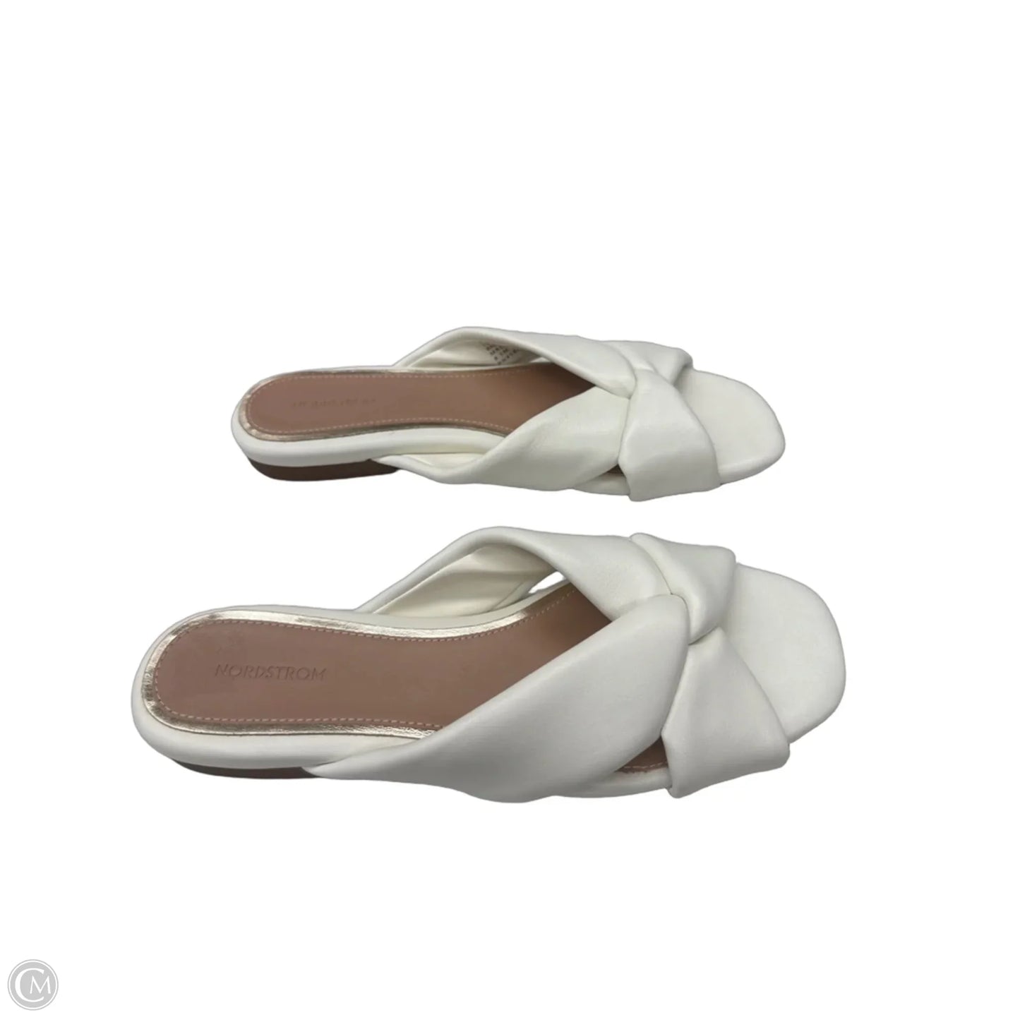 Sandals Flats By Nordstrom In Ivory, Size: 8.5