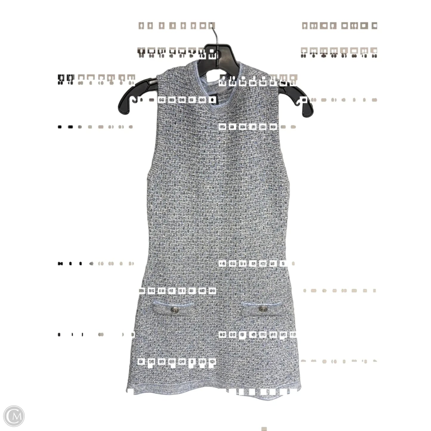 Dress Casual Midi By Divided In Blue & Grey, Size: S