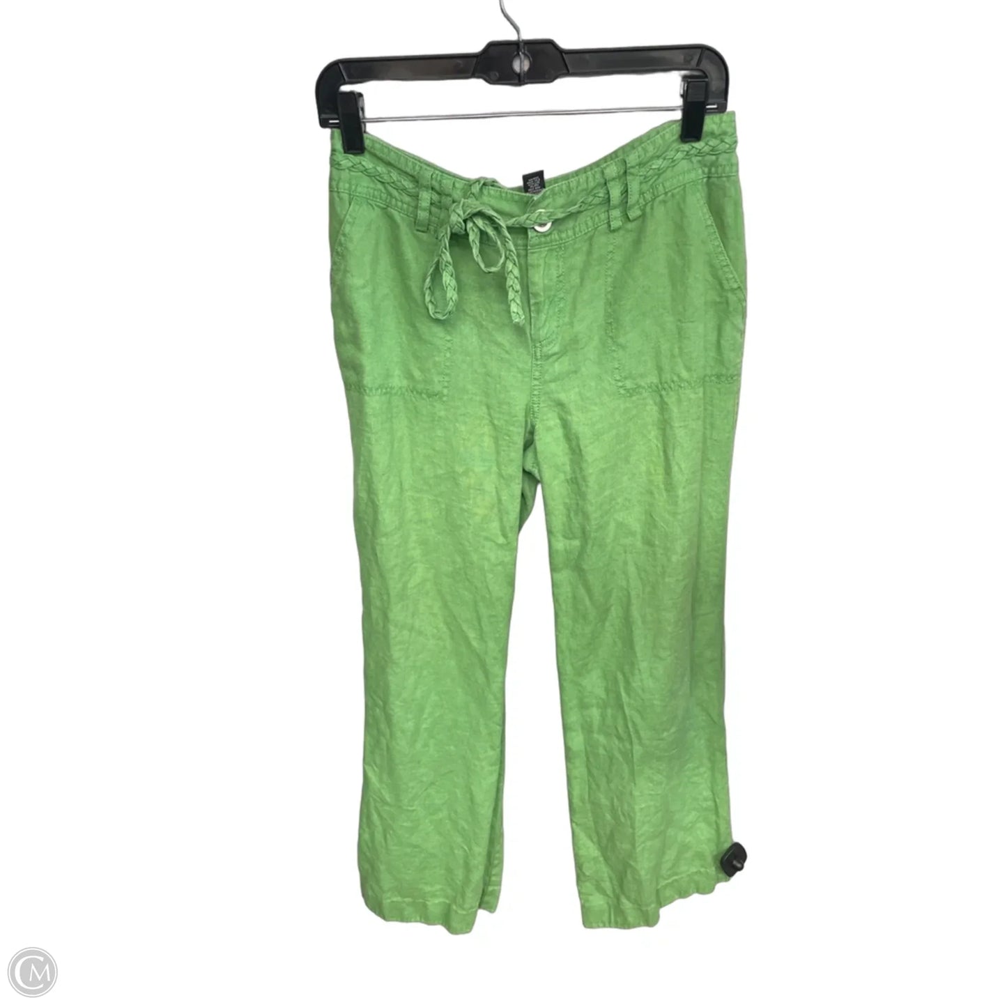Pants Linen By Inc In Green, Size: 4