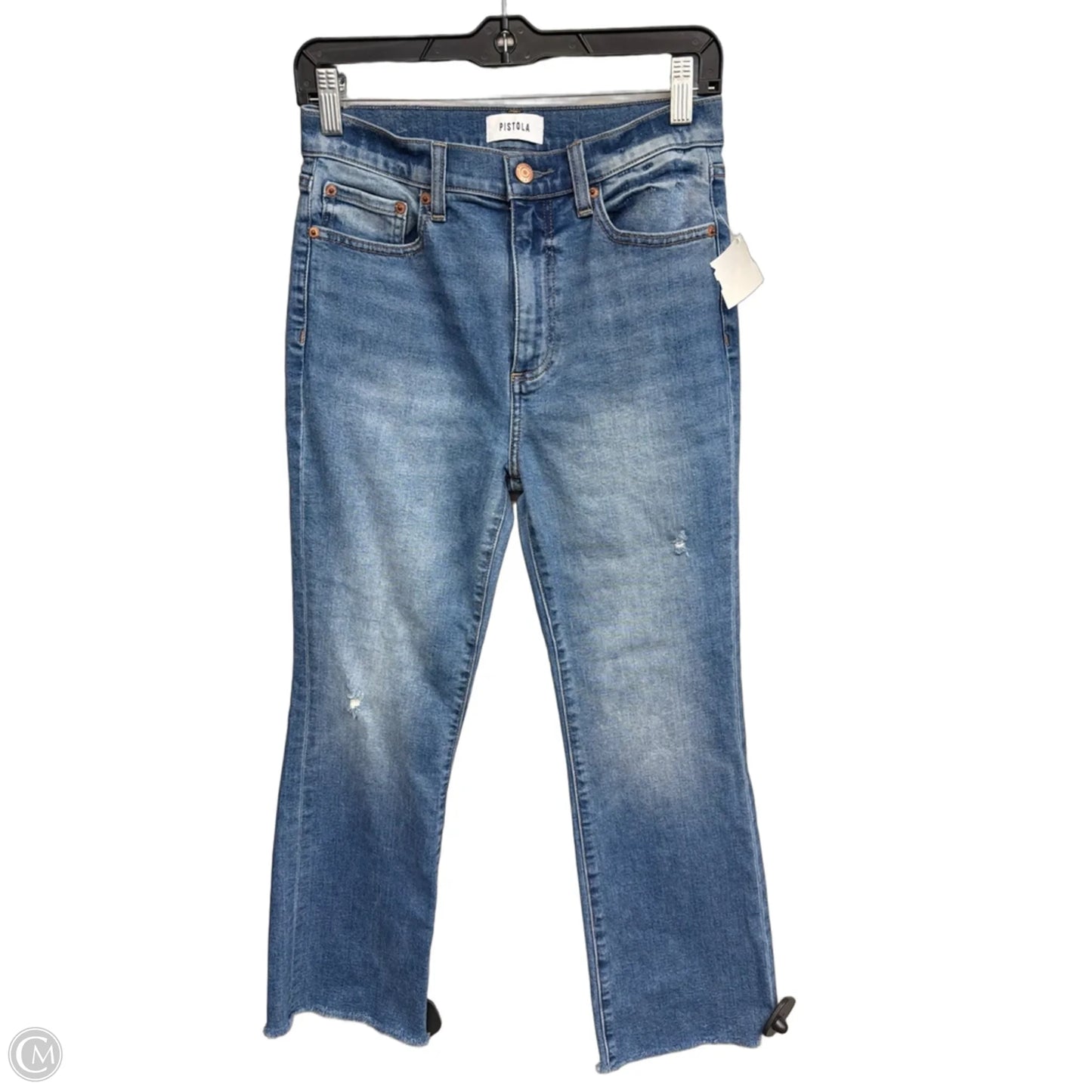 Jeans Straight By Pistola In Blue Denim, Size: 4