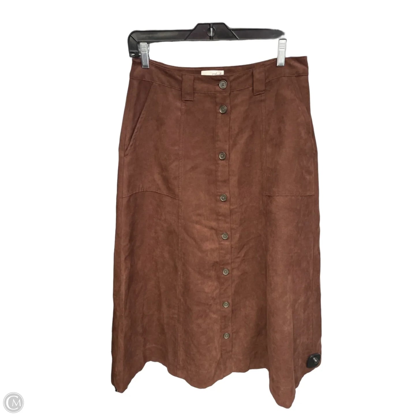 Skirt Maxi By Universal Thread In Brown, Size: 8