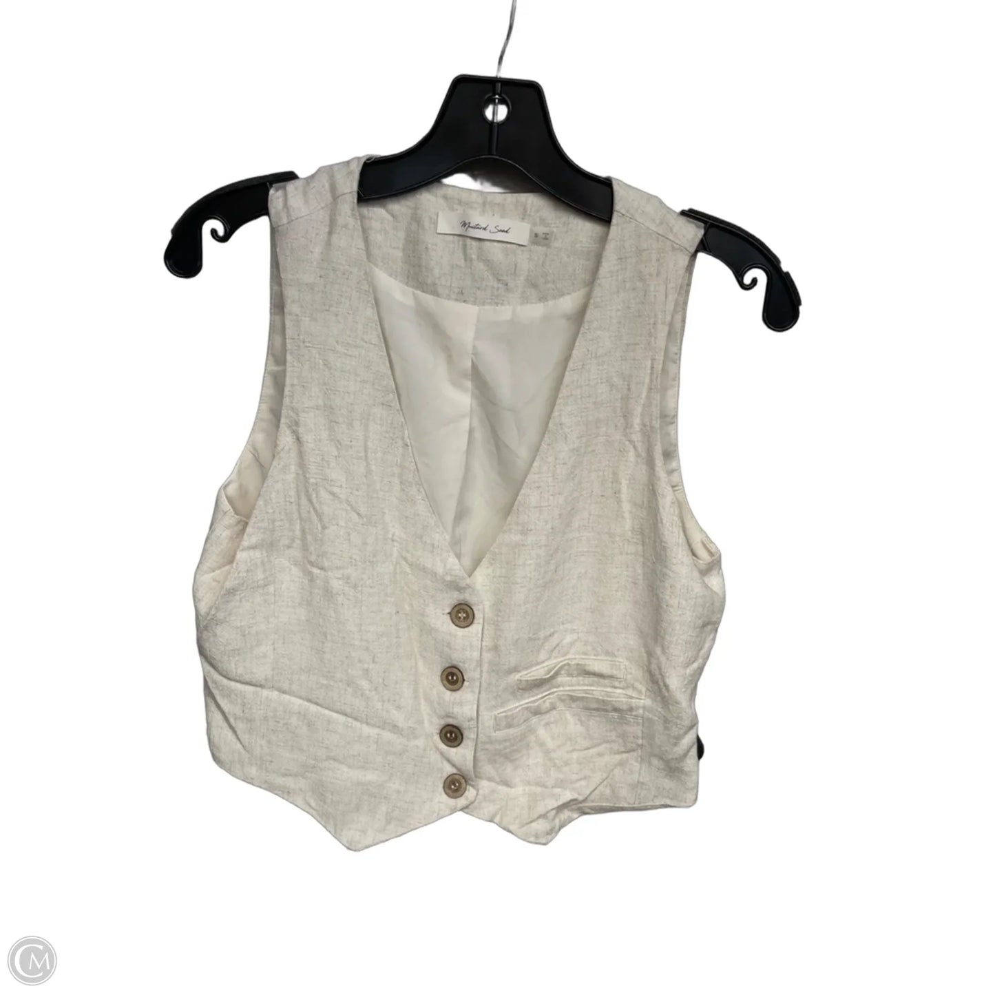 Top Sleeveless By Mustard Seed In Beige, Size: S